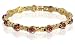Ladybug Magnetic Link 8mm Wide Womens Lady bug Bracelet 7.5 " Long with Fold over Clasps