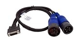 ATC405048C 6- & 9-pin Y Deutsch Adapter- Use with Nexiq 125032 USB Link