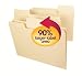 Smead SuperTab Folder, Letter, 11 Point, 1/3 Cut Tab, Manila, 100 Per Box (10301)