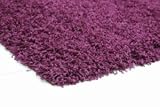 Hochflor Teppich Shaggy Langflor Funky lila 60x115 cm