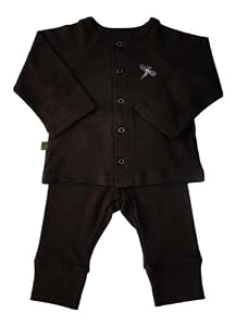 Midori Cardigan 2-Piece Outfit, Espresso, 6-12 Months