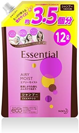 Kao Essential - 1200ml Refill Essential Airy Moist Shampoo by KAO Essential