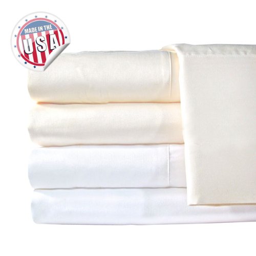 By Veratex 1200TC SOLID SHEET SET C.KING IVORY Sale hoangnam1042