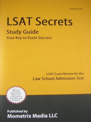 lsat secrets lsat exam review for the law school admission test