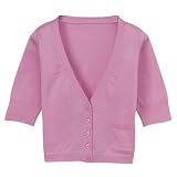 Girls' Xhilaration V-Neck Cardigan - Pink Prism
