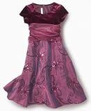 Bonnie Jean Girls Embroidered Dress With Sequins