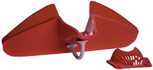 Haran Clip on Single Red Silicone Pouring Spout