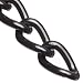 Campbell 0712577 Hobby and Craft Twist Chain, Black Plated, #250 Trade, 0.099" Diameter, 25 lbs Load Capacity, 33 Feet Mini Reel