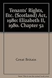 Tenants' Rights, etc. (Scotland) Act 1980 : Chapter 52