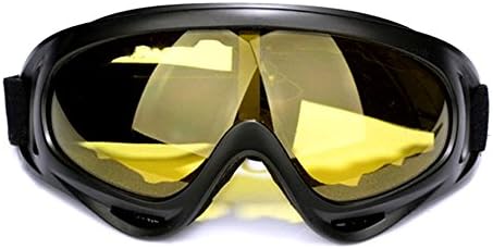 Time4Deal Outdoor Sports Anti-sandstorm Shock UV Protection Goggles Glasses - yellow