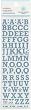 Martha Stewart Crafts Small Glitter Alphabet, Blue