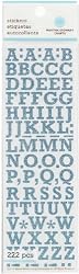 Martha Stewart Crafts Small Glitter Alphabet, Blue