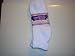 3 Pair Diabetic Socks,9-11 medium size,1/4 length,white,,Physicians Choice