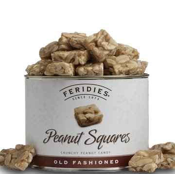 Childrens Toyshop  Gourmet Food : FERIDIES Old Fashioned Peanut Squares, 18 Ounce Can