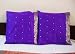 Pair Purple India Sari Cushion Covers / Saree Pillow coversCushion Cover size: 24 X 24 Inches