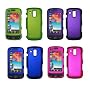 4 Pack of Rubberized Snap-On Cover Hard Protector Cases for Samsung Rogue U960 (Hot Pink, Purle, Blue, Neon Green)