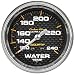 Auto Meter 4732 Carbon Fiber 2-1/16" 120-240 F Mechanical Water Temperature Gauge