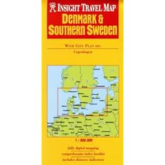 Denmark and Southern Sweden Insight Travel Map