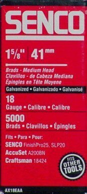 SencoFASTENING SYSTEMS AX18EAA 5000CT 1-5/8-Inch Brad Nail