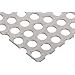 Hot Rolled Steel A36 Perforated Sheet, Staggered 0.25" Round Perfs, 0.375" Center Spacing, 0.12" Thick, 24" Width, 24" Length