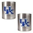 Kentucky Wildcats NCAA 2pc Stainless Can Holder Set by Great American Products