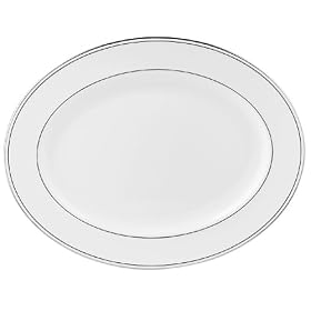 Lenox Federal Platinum 16-Inch Bone China Platter by Lenox