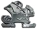 Notre Dame Chrome METAL Leprechaun Auto Emblem