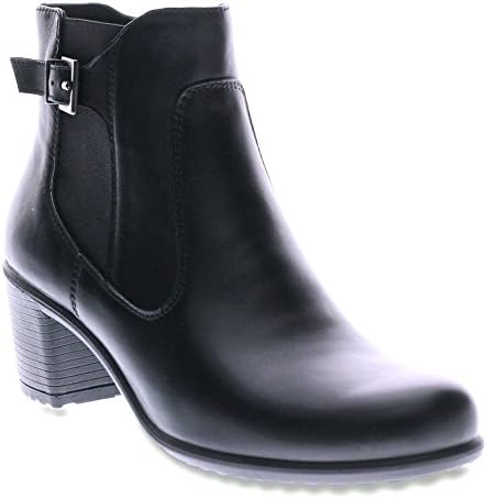 Flexus by Spring Step Women's Togus Ankle Boot,Black Leather,EU 36 M