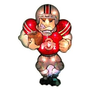 Ohio State Buckeyes 20 Double Sided Window Light-Up Player