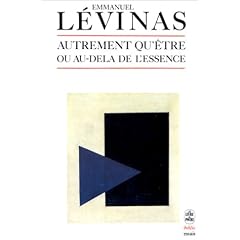 Autrement qu'�tre ou Au-del� de l'essence