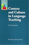 Context and Culture in Language Teaching (Oxford Applied Linguistics)