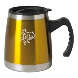 McNeese State Univeristy - 16-ounce Squat Travel Mug Tumbler - Gold