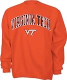 Virginia Tech Hokies Orange Tackle Twill Crewneck Sweatshirt