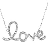 Sterling Silver 1/10 CT TDW Diamond Necklace With Chain (G-H, I3)