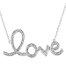 Sterling Silver 1/10 CT TDW Diamond Necklace With Chain (G-H, I3)