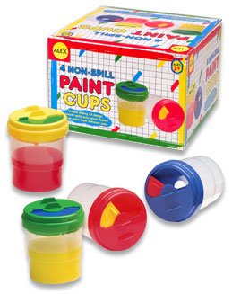 Alex NON-SPILL PAINT CUPS (4)