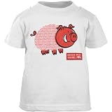 Arkansas Razorbacks White Infant Razorbacks Word T-shirt