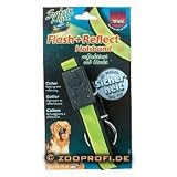 Eigenschaften Trixie  / Flash & Reflect Halsband 55-70 cm selbstleuchtend und reflektierend