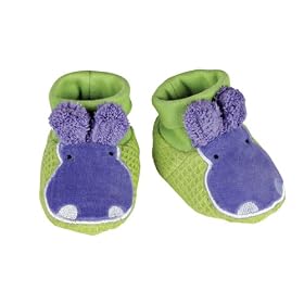 Aquatopia Cosy Cuddles Baby Booties - Ages 0-12mths Hippo