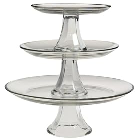 Click here to buy Anchor Hocking Presence 3-Tier Platter Set by Anchor Hocking.