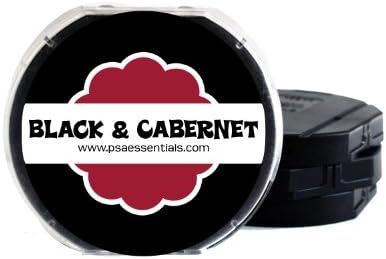 PSA Essentials 2-Color Ink Pad, Black/Cabernet