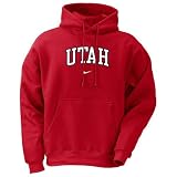 Nike Utah Utes Red Classic Hoody Sweatshirt