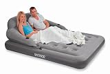 Produkt-Bild: Intex 12-68916 Luftbett Lounge "Gray" Queen, 3-in-1 Ventil, inklusive Luftpumpe, 152 x 203 x 71 cm (L x B x H), 230 V