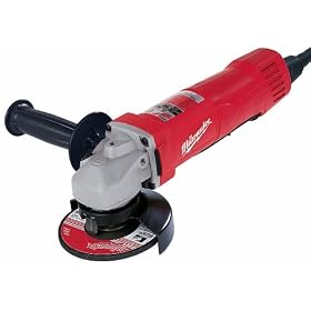 Milwaukee 6154-20 4-1/2-Inch 12 Amp Sander/Grinder with Lock-On and Dial Speed Feature