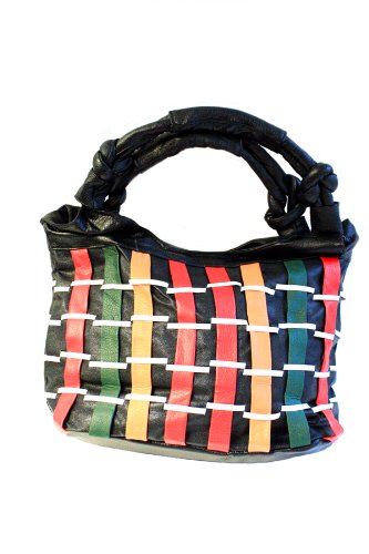 Damentasche  Leather Stripes