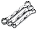 SK 333 3 Piece 6 Point Short 3/8-Inch to 11/16-Inch Standard Box End Wrench Set