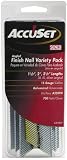 AccuSet A309809 Variety Pack 15 Gauge Angled Finish Nails