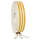 Tesa Draught Excluder P Profile, White, 10 m