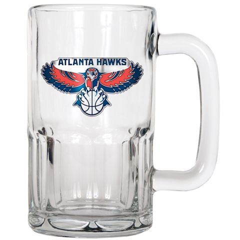Atlanta Hawks Large Glass Beer Mug