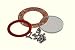 01549 - Wilesco ET - Wasserstandsglas, 4 mm Stärke, D=37 mm, mit Schrauben, Muttern und